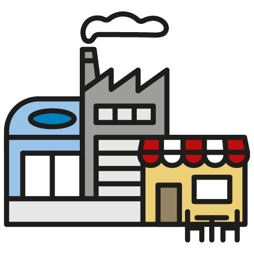 Pour le commerce, l’industrie et la restauration