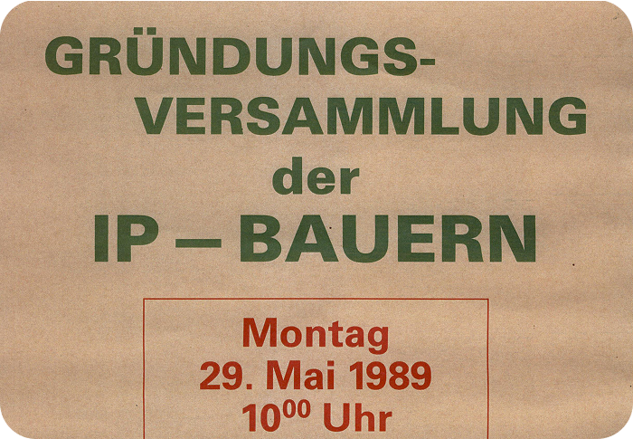 Einladung zur Gründungsversammlung